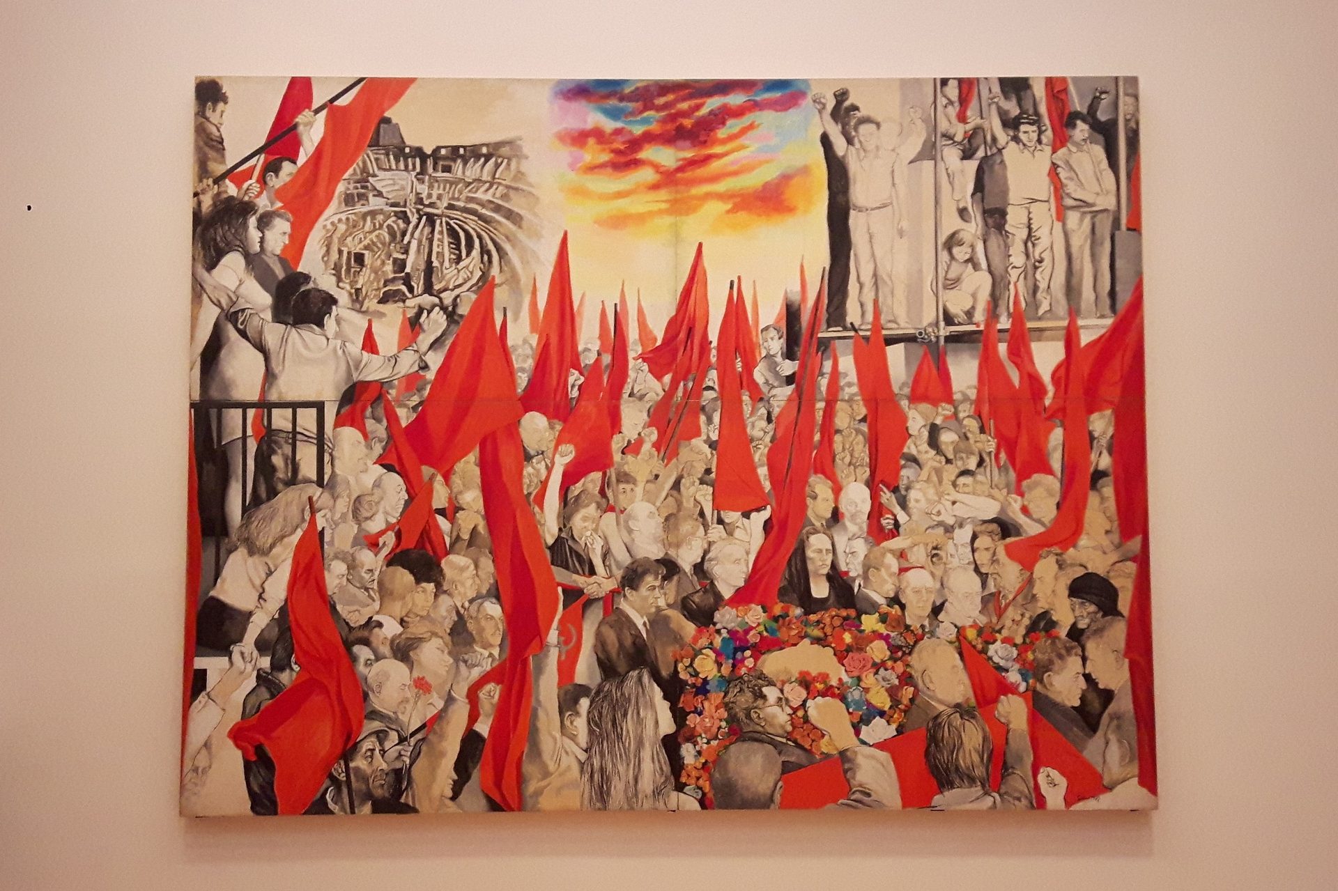 Funerali di Togliatti(1972) by Renato Guttuso, MAMbo, Bologna - 01.jpg
